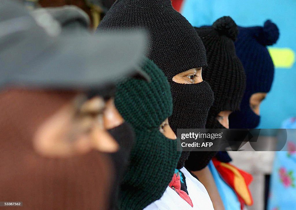 Militiamen of the Mexican Zapatista Army