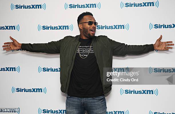 Musician Assassin aka Agent Sasco visits the SiriusXM Studio on May 23, 2016 in New York City.