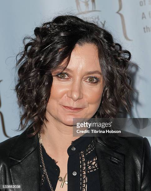 Sara Gilbert attends the Jewish Family Service of Los Angeles 23rd Annual Gala Dinner at The Beverly Hilton Hotel on May 23, 2016 in Beverly Hills,...