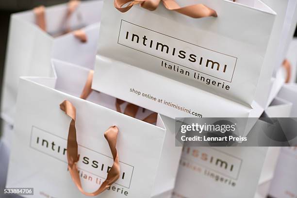 Detail of a bag of Intimissimi on May 20, 2016 in Munich, Germany. News  Photo - Getty Images