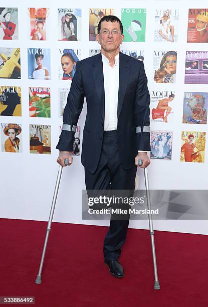 Guest arrives for the Gala to celebrate the Vogue 100 Festival Kensington Gardens on May 23, 2016 in London, England.