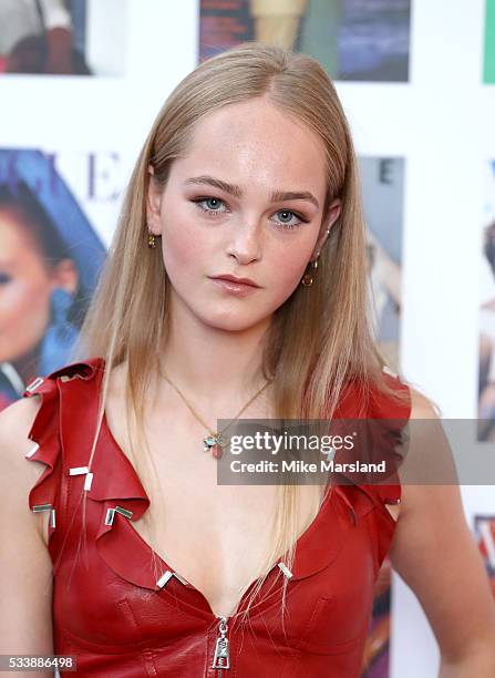 Jean Campbell arrives for the Gala to celebrate the Vogue 100 Festival Kensington Gardens on May 23, 2016 in London, England.