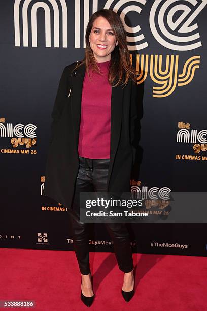 Michala Banas arrives ahead of The Nice Guys Melbourne Premiere at Event Cinemas George Street on May 24, 2016 in Sydney, Australia.