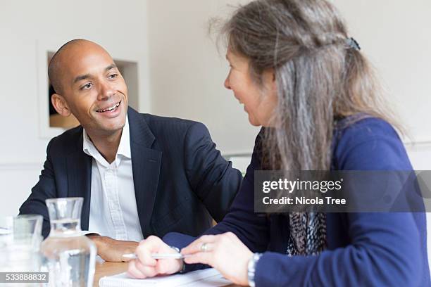 London England - May 20th 2016, Labour MP Chuka Umunna working in constituency being interviewed on the increase in youth voilence in London.