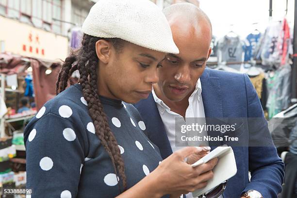 London England - May 20th 2016, Labour MP Chuka Umunna campaigning in constituency for the Brexit IN Campaign.