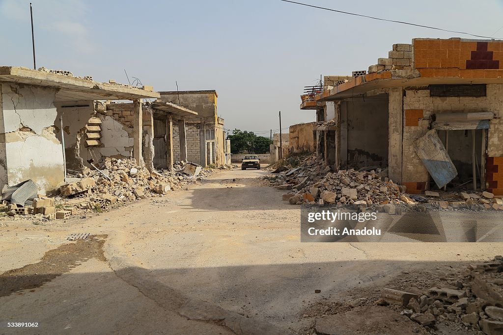 Collapsed Syrian town "Kafr Zita"