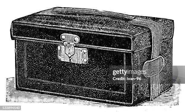 chest - wicker stock illustrations