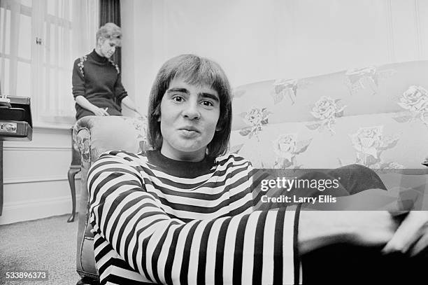 English singer-songwriter Davy Jones , of American pop group The Monkees, 14th February 1967.