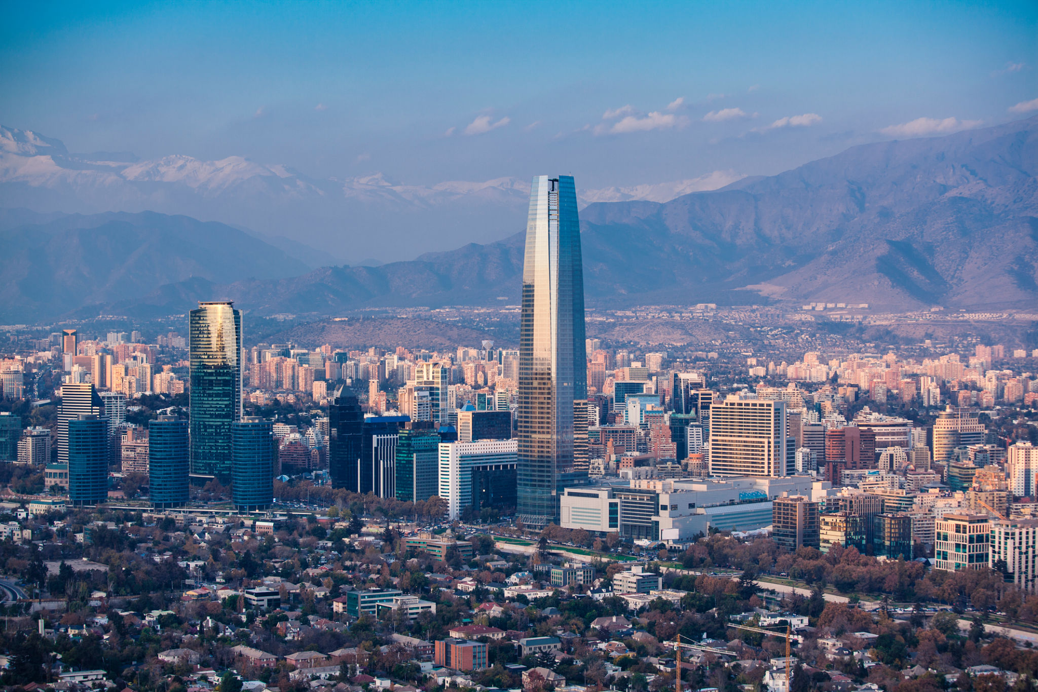 business district Santiago