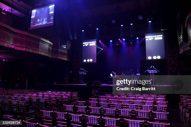 General view of atmosphere at the 61st Annual Obie Awards at Webster Hall on May 23, 2016 in New York City.
