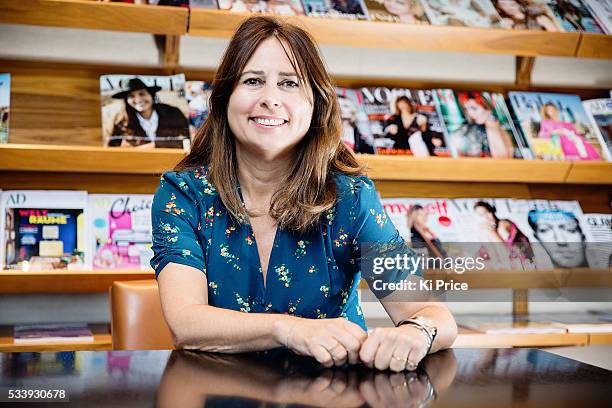 Editor-in-chief of British Vogue Alexandra Shulman is photographed for the Times on May 4, 2016 in London, England.