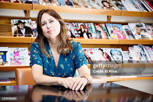 Editor-in-chief of British Vogue Alexandra Shulman is photographed for the Times on May 4, 2016 in London, England.