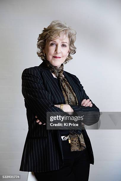 Actor Patricia Hodge is photographed for the Times on March 23, 2016 in London, England.