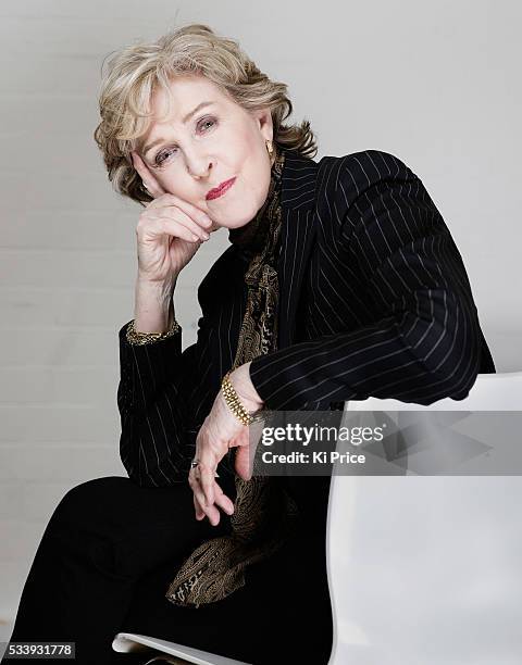 Actor Patricia Hodge is photographed for the Times on March 23, 2016 in London, England.