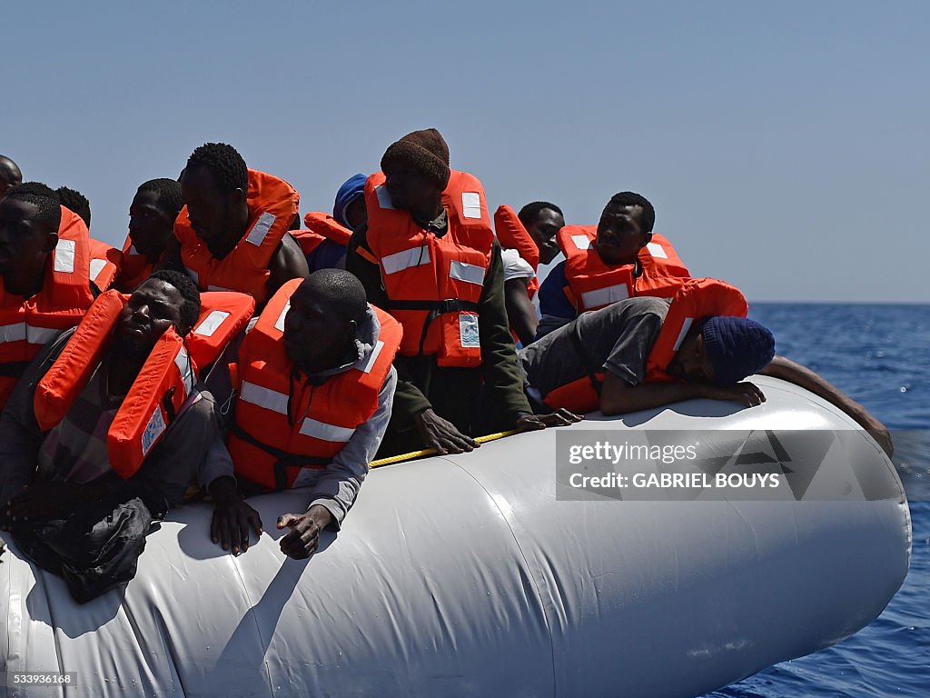 ITALY-REFUGEES-AQUARIUS-SEA-LIBYA-RESCUE-MIGRANTS