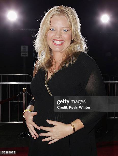 Actress Melissa Peterman arrives at the premiere of Twentieth Century Fox' s "Supercross: The Movie" at the Wadsworth Theater on August 15, 2005 in...