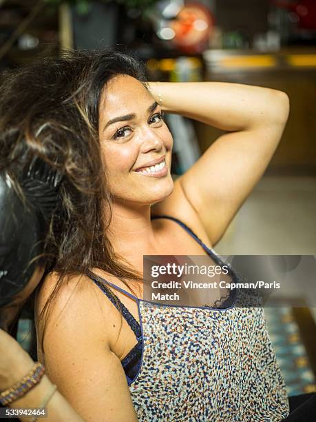 Actor Lola Dewaere is photographed for Paris Match on July 7, 2015 in Paris, France.