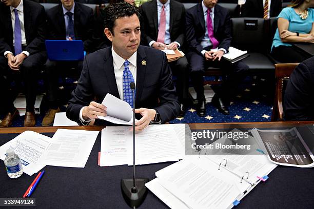 Representative Jason Chaffetz, a Republican from Utah and chairman of the House Oversight and Government Reform Committee, waits to begin a House...