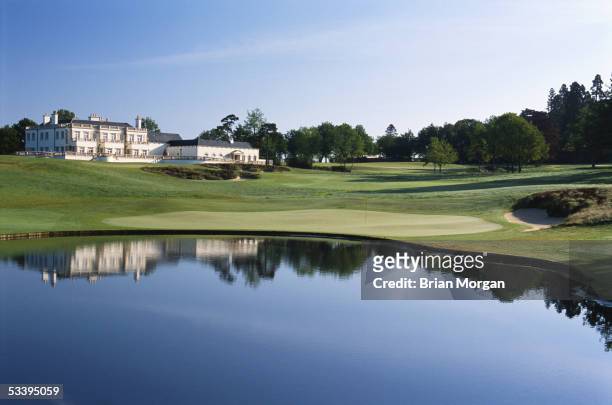 General view of Queenwood Golf Club taken during a photocall held in Ottershaw, Surrey, England.