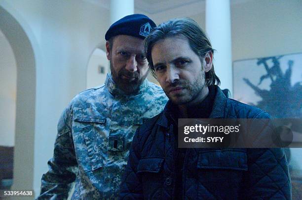 Lullaby" Episode 208 -- Pictured: Xander Berkeley as Colonel Jonathan Foster, Aaron Stanford as James Cole --