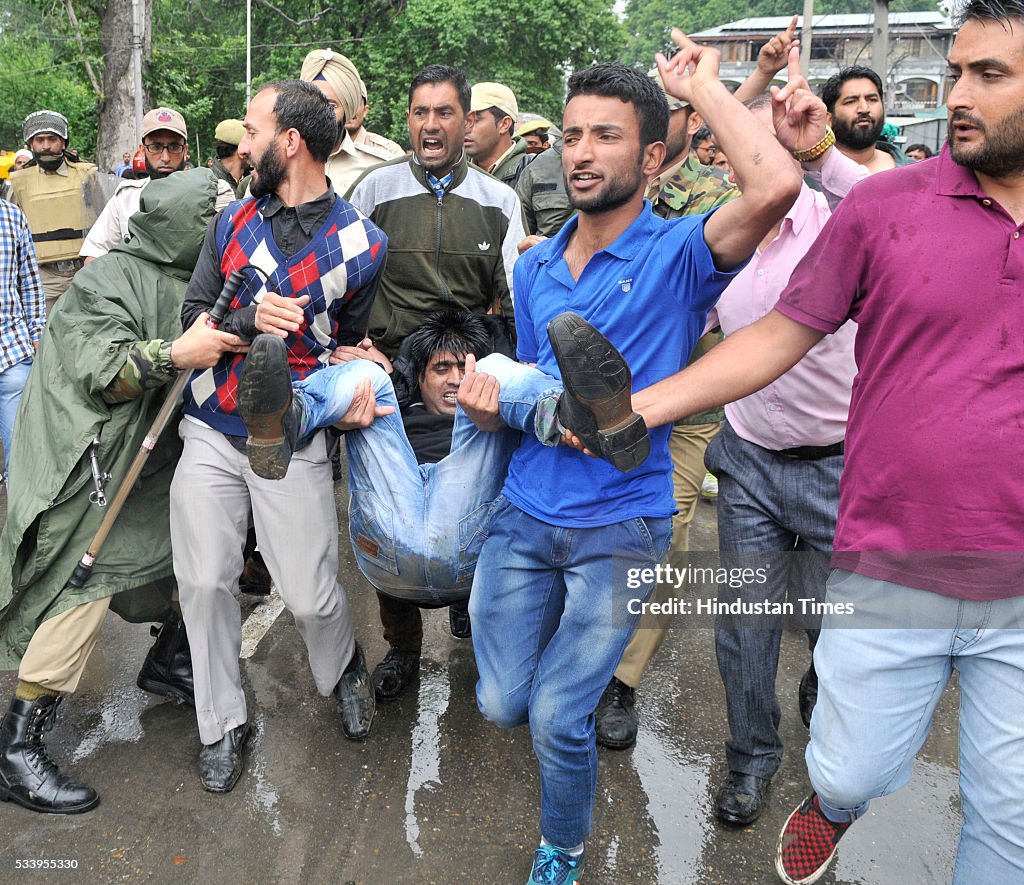 Public Health Engineering Workers Hold Protest In Jammu