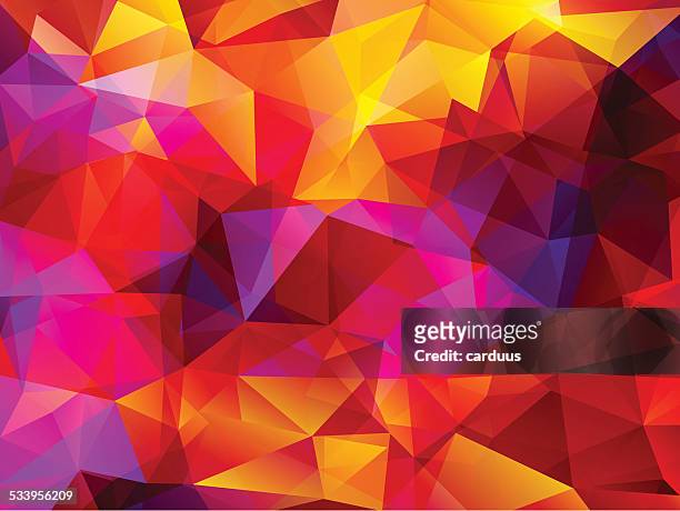 abstract  polygonal  background - magenta stock illustrations