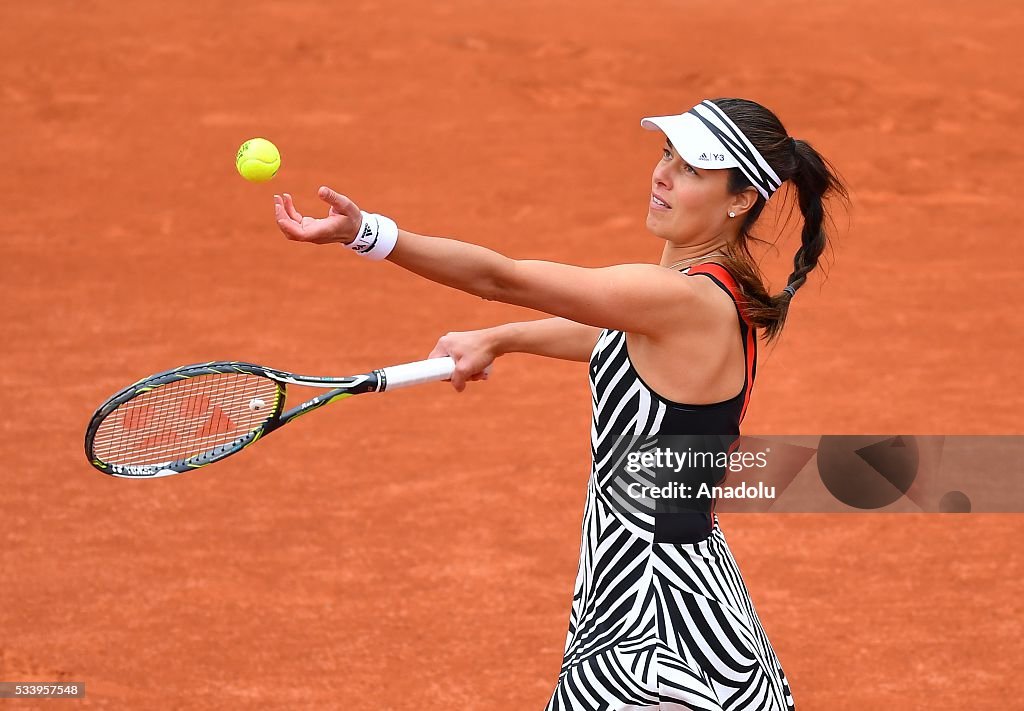 2016 French Open first round match - Oceane Dodin vs Ana Ivanovic