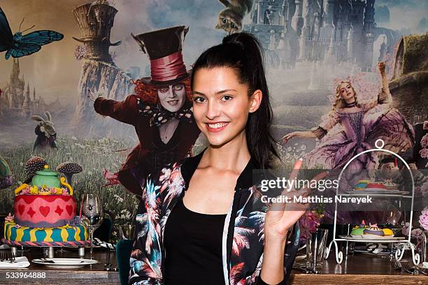 Fata Hasanovic attends the 'Alice im Wunderland - Hinter den Spiegeln' Berlin screening and presentation of the Kaviar Gauche Capsule Collection at...