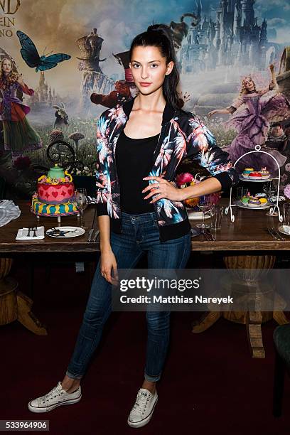 Fata Hasanovic attends the 'Alice im Wunderland - Hinter den Spiegeln' Berlin screening and presentation of the Kaviar Gauche Capsule Collection at...