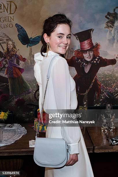 Lea van Acken attends the 'Alice im Wunderland - Hinter den Spiegeln' Berlin screening and presentation of the Kaviar Gauche Capsule Collection at...