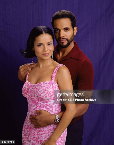 Kristoff St. John and Victoria Rowell star as "Neil and Drucilla Winters" on the CBS daytime drama THE YOUNG AND THE RESTLESS on the CBS Television...