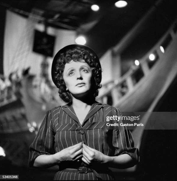 Edith Piaf , French singer.