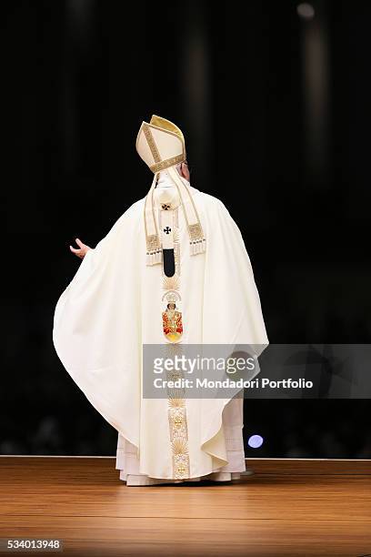 Pope Francis chairing the Feast of the Presentation of the Lord at Saint Peter's Basilica. Vatican City, 2nd February 2016