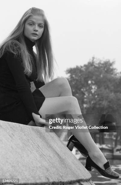 Ewa Aulin, Swedish actress. Paris, about 1965.