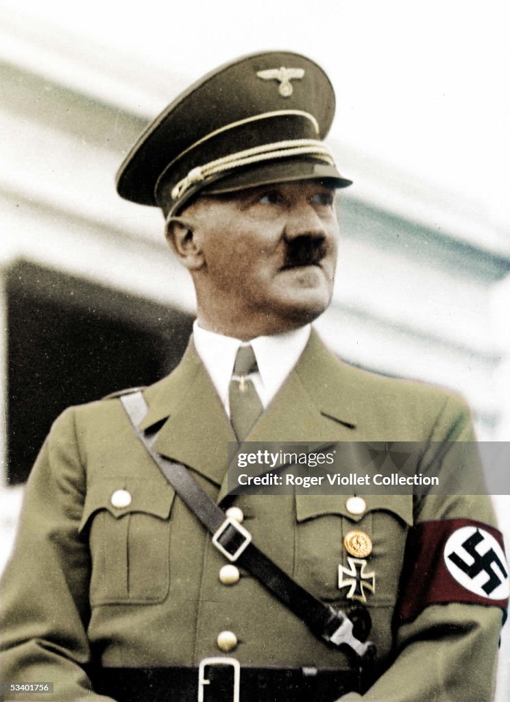 Adolf Hitler (1889-1945), German statesman. Colour