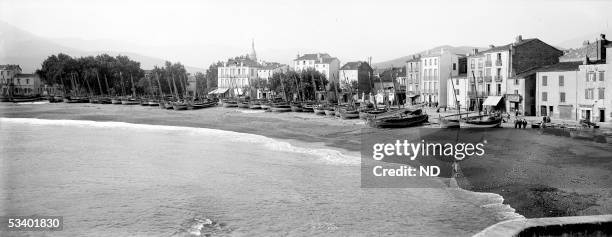 Banyuls-sur-Mer . The beach, about 1900. ND-301