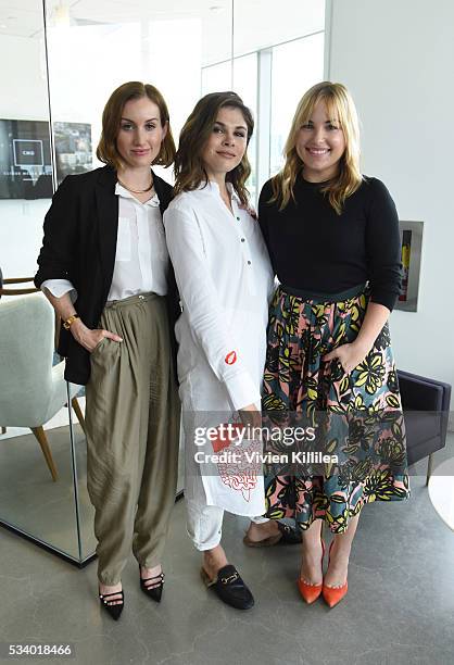 Co-founder and CEO of Clique Media Group Katherine Power, Founder and CEO of Into the Gloss and Glossier Emily Weiss and co-founder of Clique Media...