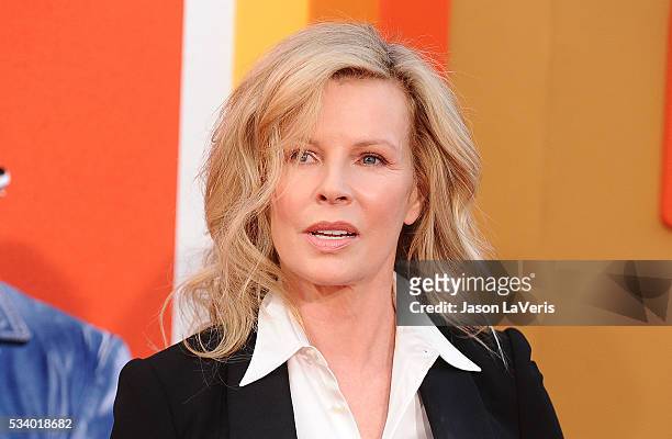 Actress Kim Basinger attends the premiere of "The Nice Guys" at TCL Chinese Theatre on May 10, 2016 in Hollywood, California.