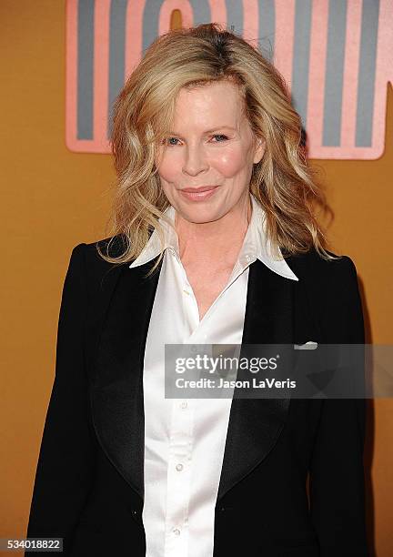 Actress Kim Basinger attends the premiere of "The Nice Guys" at TCL Chinese Theatre on May 10, 2016 in Hollywood, California.