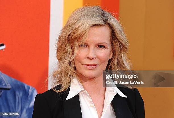 Actress Kim Basinger attends the premiere of "The Nice Guys" at TCL Chinese Theatre on May 10, 2016 in Hollywood, California.