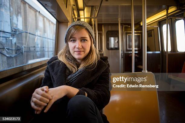 traveling woman - fußgängertunnel stock-fotos und bilder