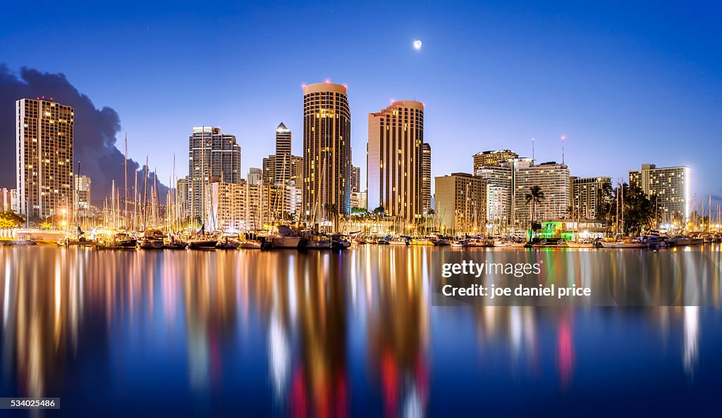 Kahanamoku Lagoon, Magic Island, Ala Moana, Waikiki, Honolulu, Oahu, America