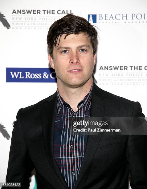 Answer the Call: Kick off to Summer Honorary Chair/comedian Colin Jost poses at the 4th annual New York Police and Fire Widows & Children's Benefit...