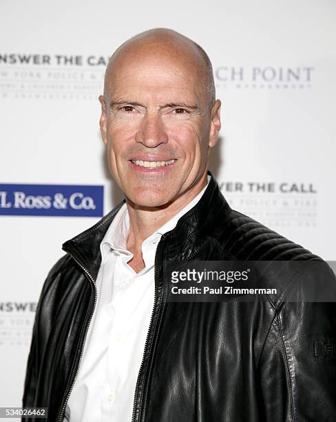 Answer the Call: Kick off to Summer Honorary Chair and former NHL player Mark Messier poses at the 4th annual New York Police and Fire Widows &...