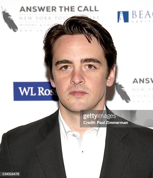 Answer the Call: Kick off to Summer Honorary Chair/actor Vincent Piazza poses at the 4th annual New York Police and Fire Widows & Children's Benefit...