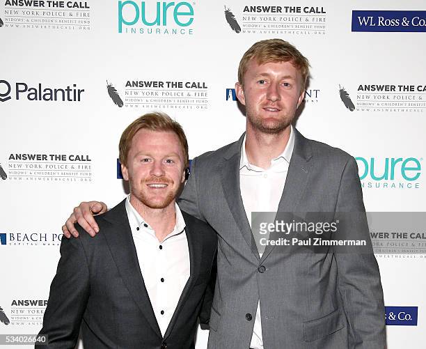Answer the Call: Kick off to Summer MLS Red Bulls Captain, Dax McCarty and Honorary chair/MLS Red Bulls player Ryan Meara pose at the 4th annual New...