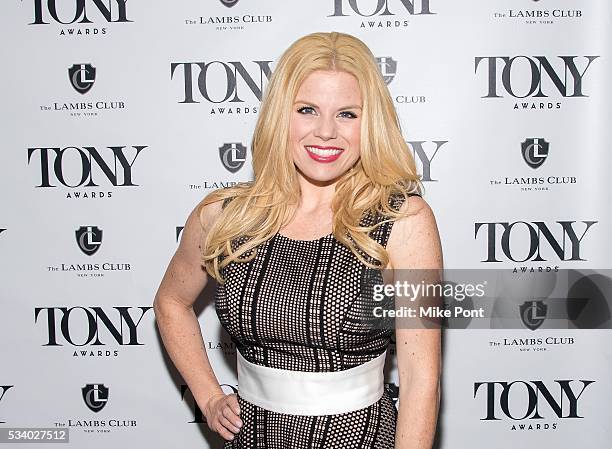 Megan Hilty attends A Toast to the 2016 Tony Awards Creative Arts Nominees at The Lambs Club on May 24, 2016 in New York City.