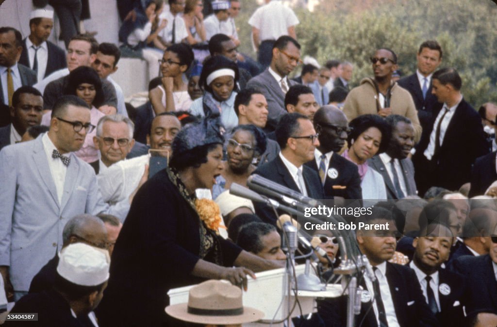 Jackson Sings At March On Washington