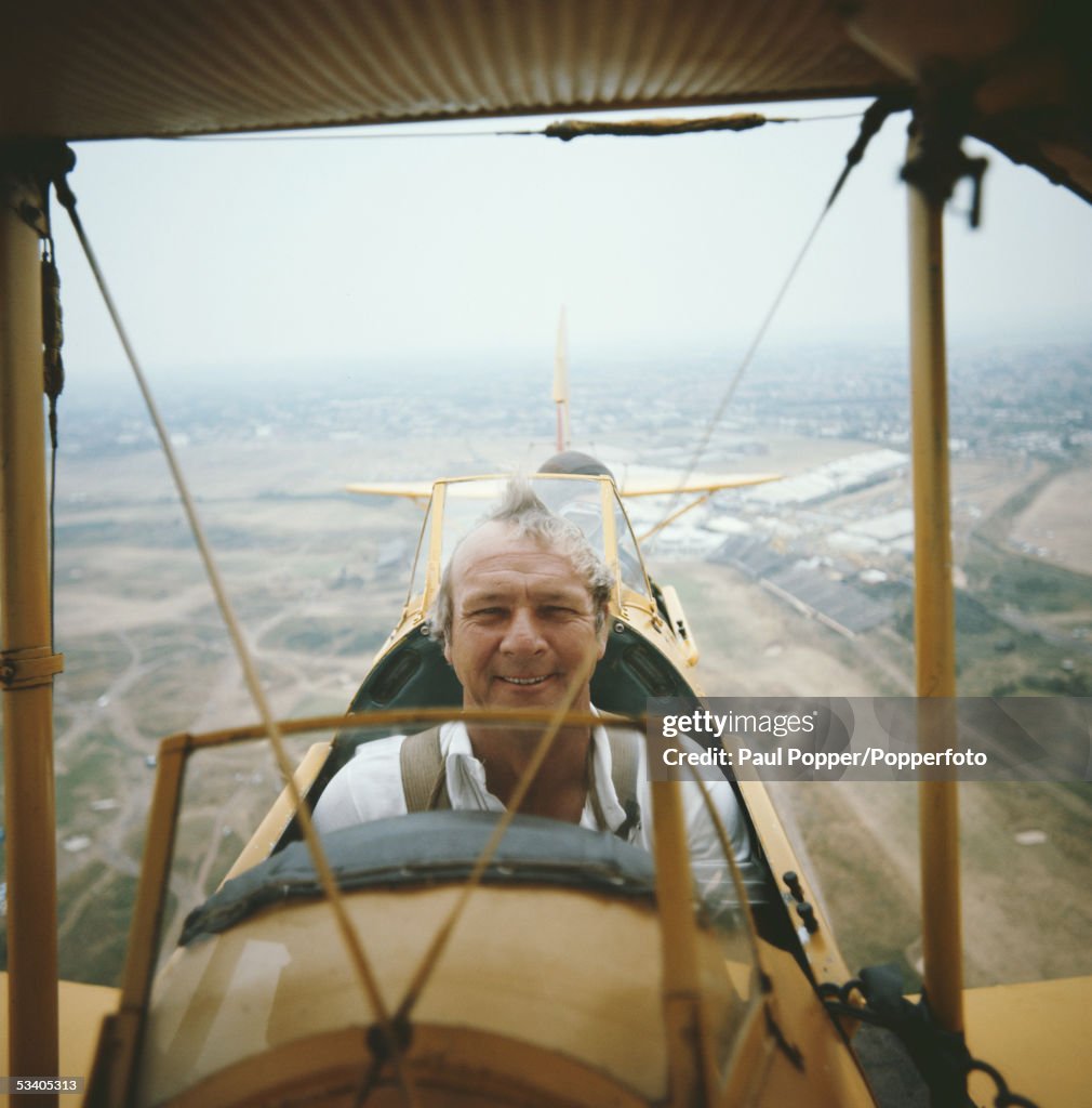 Arnold Palmer In A Tiger Moth