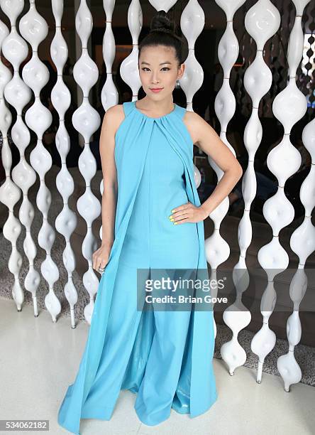 Actress Arden Cho attends the Wolk Morais Collection 3 Fashion Show on May 24, 2016 in Los Angeles, California.